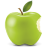 Green Apple Icon 48x48 png