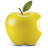 Yellow Apple Icon 48x48 png