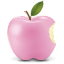 Pink Apple Icon 64x64 png