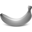 Grey Banana Icon