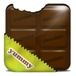 Chocolate Foil Green Icon 256x256 png