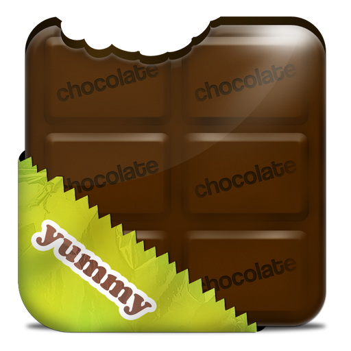 Chocolate Foil Green Icon 512x512 png