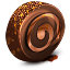 Chocolate Cream Roll Icon 64x64 png