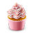 Cupcake Colored Icon 48x48 png