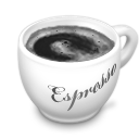 Grey Espresso Icon