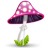 Pink Mushroom Icon