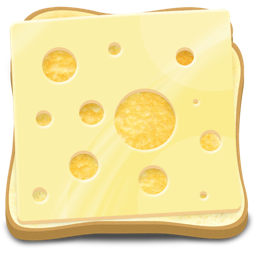 Toast Cheese Icon 256x256 png
