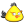 Bird Yellow Icon 24x24 png