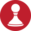 Chess Game Red Icon 128x128 png