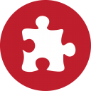 Puzzle Red Icon 128x128 png