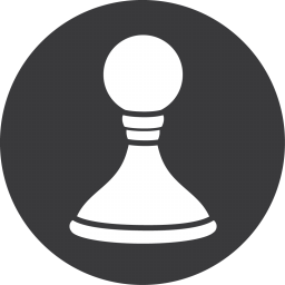 Chess Game Grey Icon 256x256 png