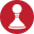 Chess Game Red Icon 32x32 png