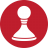 Chess Game Red Icon