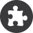Puzzle Grey Icon