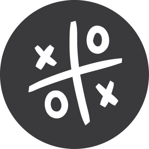 Tic-Tac-Toe Game Grey Icon 512x512 png