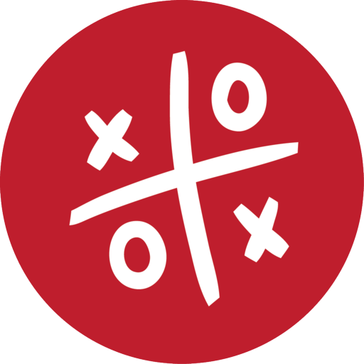 Tic-Tac-Toe Game Red Icon 512x512 png