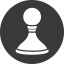 Chess Game Grey Icon 64x64 png