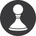 Chess Game Grey Icon 72x72 png