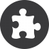 Puzzle Grey Icon 72x72 png