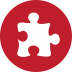 Puzzle Red Icon 72x72 png