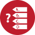 Quiz Games Red Icon 72x72 png