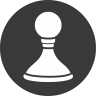 Chess Game Grey Icon 96x96 png