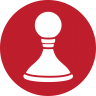Chess Game Red Icon 96x96 png