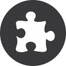 Puzzle Grey Icon 96x96 png