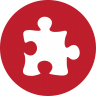 Puzzle Red Icon 96x96 png