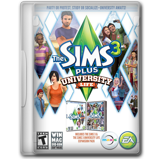 The Sims 3 Plus University Life Icon 512x512 png
