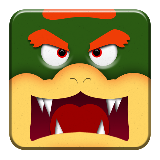 bowser, super mario bros icons