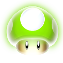 Mario Mushroom 1 UP Icon 128x128 png