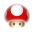 Mario Mushroom Icon 32x32 png