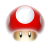Mario Mushroom Icon 48x48 png