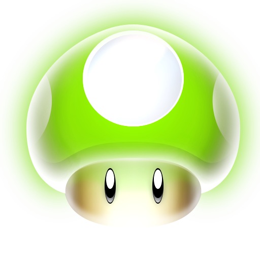 Mario Mushroom 1 UP Icon 512x512 png