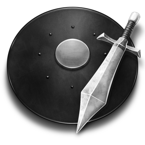 Grey Warrior Icon 512x512 png