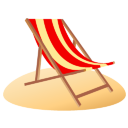 Beach Chair Icon 128x128 png
