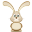 Easter Bunny Icon 32x32 png