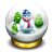 Glass Snow Ball Icon