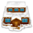 House With Snow Icon 48x48 png
