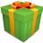 Christmas Gift Green Icon