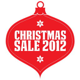 Christmas Sale 2012 Red Icon 256x256 png