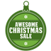Awesome Christmas Sale Icon