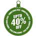 Up to 40% Off Icon