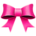 Ribbon Pink Pattern Icon 128x128 png