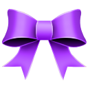 Ribbon Purple Icon