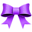 Ribbon Purple Pattern Icon 128x128 png
