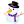 Snow Man Icon 24x24 png
