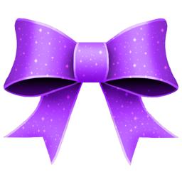 Ribbon Purple Pattern Icon 256x256 png
