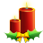 Candles With Ribbon Icon